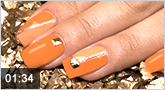 TrendStyle : Nail art Juicy Orange