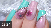 TrendStyle Nail Art : "Pink & Jade"