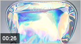 Jolifin LAVENI Cosmetic Bag – unicorn silver