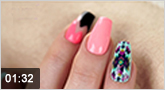 Trendstyle Nailart: "Colorful 80's"