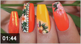 Nailart: Trendstyle "Hawaii is in the Air"