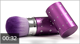 Pinceau à poussière Jolifin premium - clip violet