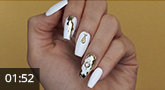 L'art des ongles tendance : "Golden White