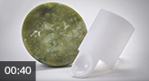 Jolifin Lashes - Bague porte-cils & pierre de jade
