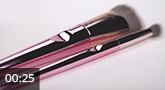 Jolifin Dust Brush & Pigment Brush - Chrome rosé