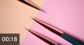 Jolifin Nail Art Brush Set - Fineliner petrol & rosé