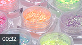Jolifin Soft Opal Flakes - néon pastel