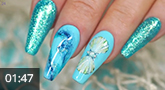 Nail Art "Mermaid Ocean