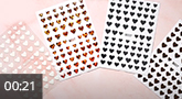 Jolifin LAVENI Sticker - Hearts