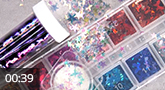 Jolifin LAVENI XL Displays - Mosaik Flakes & white Aurora