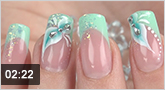 Trendstyle Nailart Mint Bow 