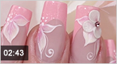 TrendStyle : Nail art fleurs roses