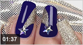 Nailart “Falling Stars” mit den neuen Swarovski Sternen