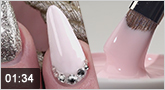 Nail art: "Shiny Pink" with new colour gel 