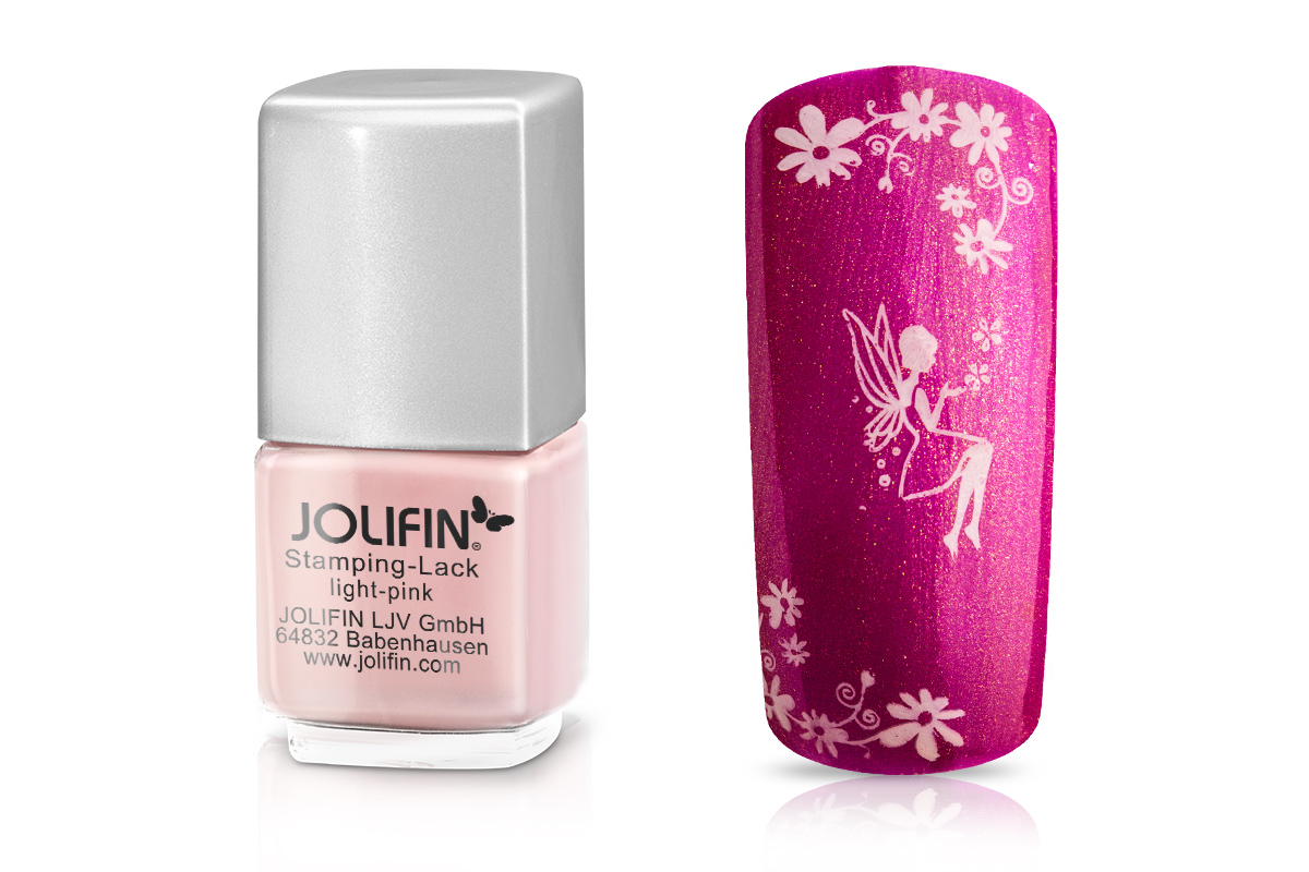 Jolifin Stamping-Lack - light pink 12ml