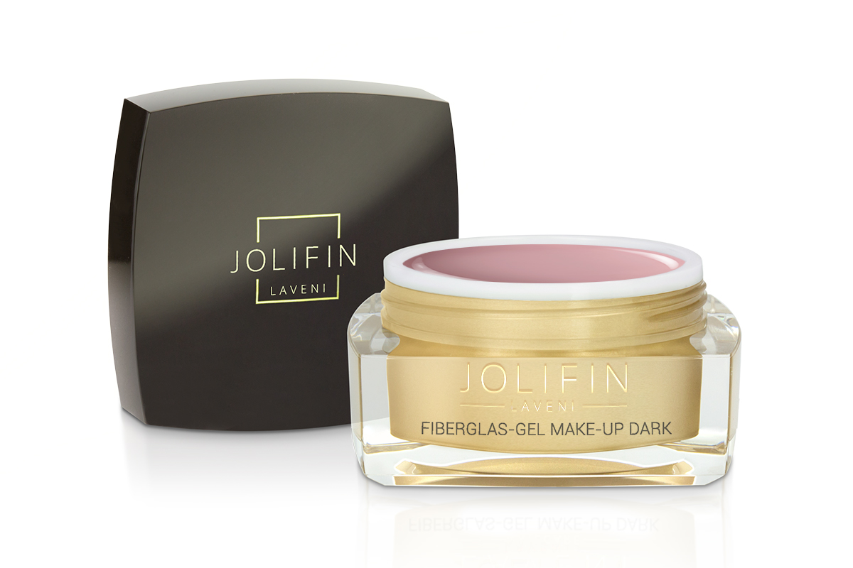 Jolifin LAVENI - Fiberglas-Gel make-up dark 15ml