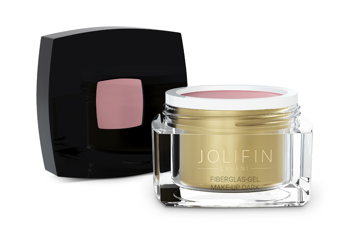 Jolifin LAVENI - Fiberglas-Gel make-up dark 30ml