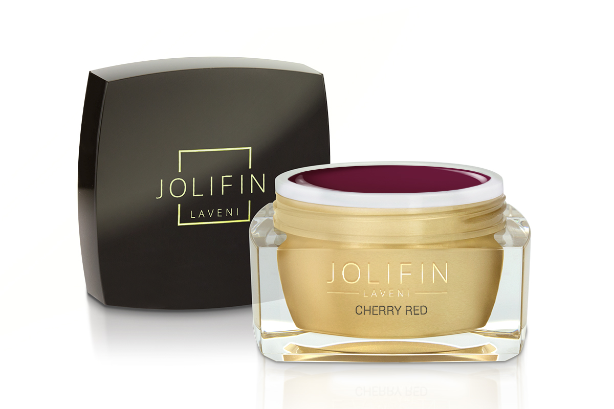 Jolifin LAVENI Farbgel - cherry red 5ml