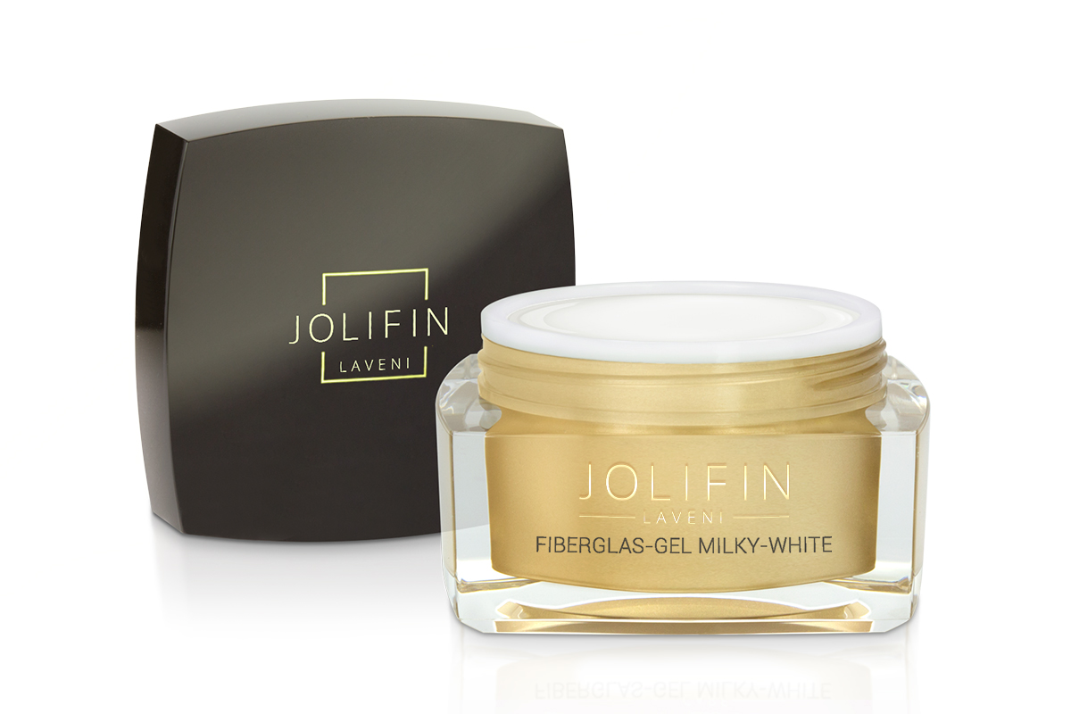 Jolifin LAVENI - Fiberglas-Gel milky-white 30ml