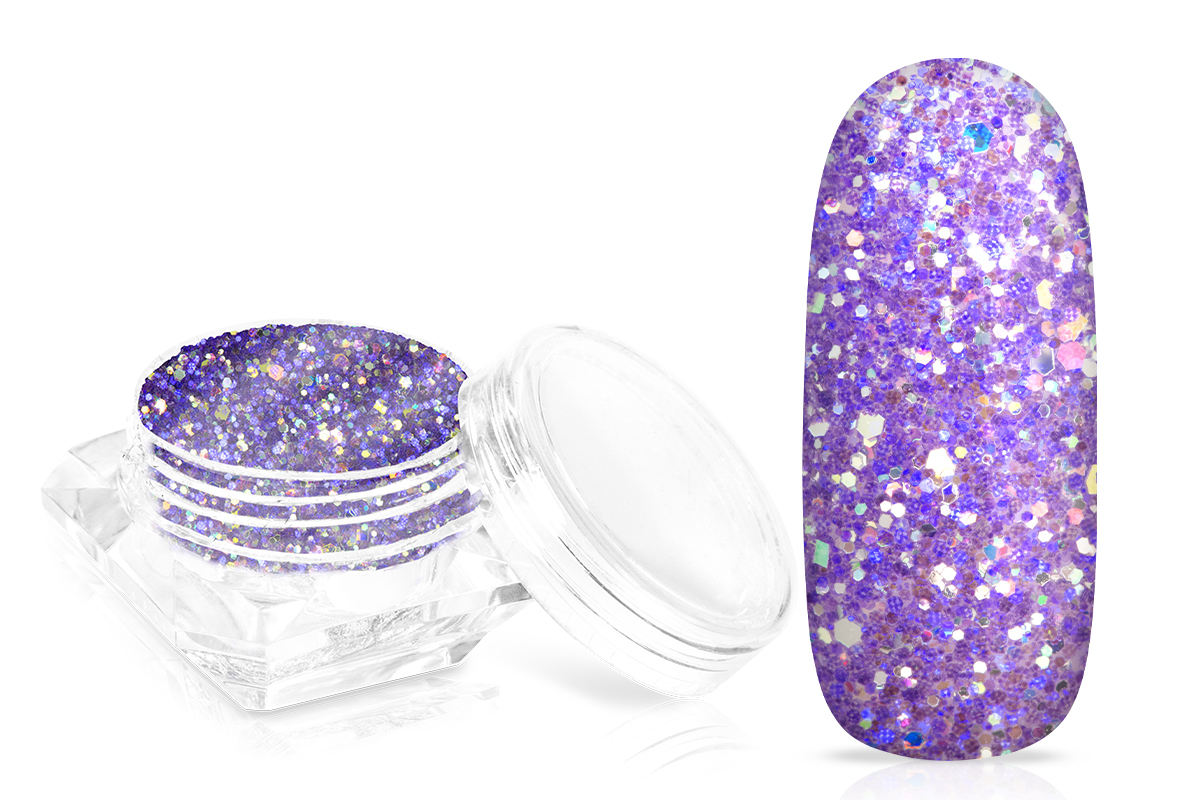 Jolifin Glossy Glitter - purple
