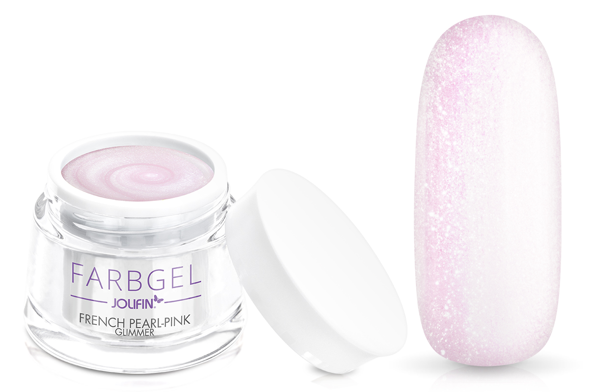 Jolifin Farbgel French pearl-pink Glimmer 5ml