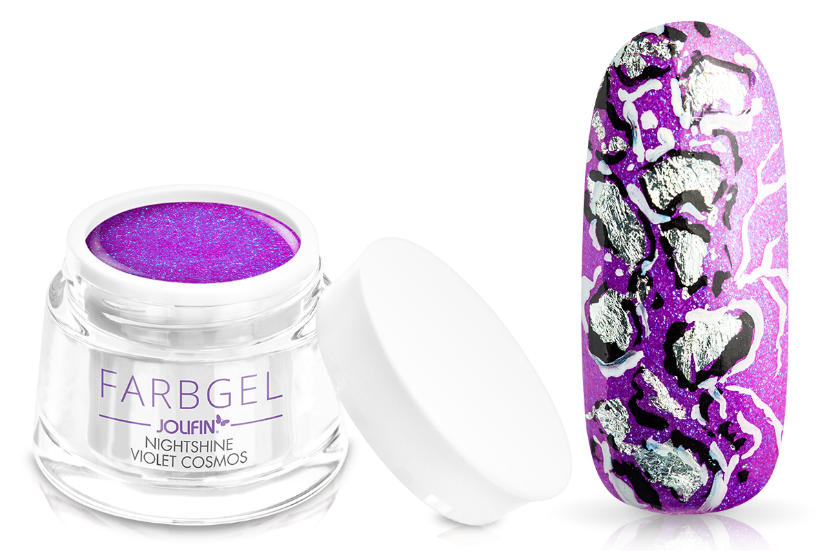 Jolifin Farbgel Nightshine violet cosmos 5ml