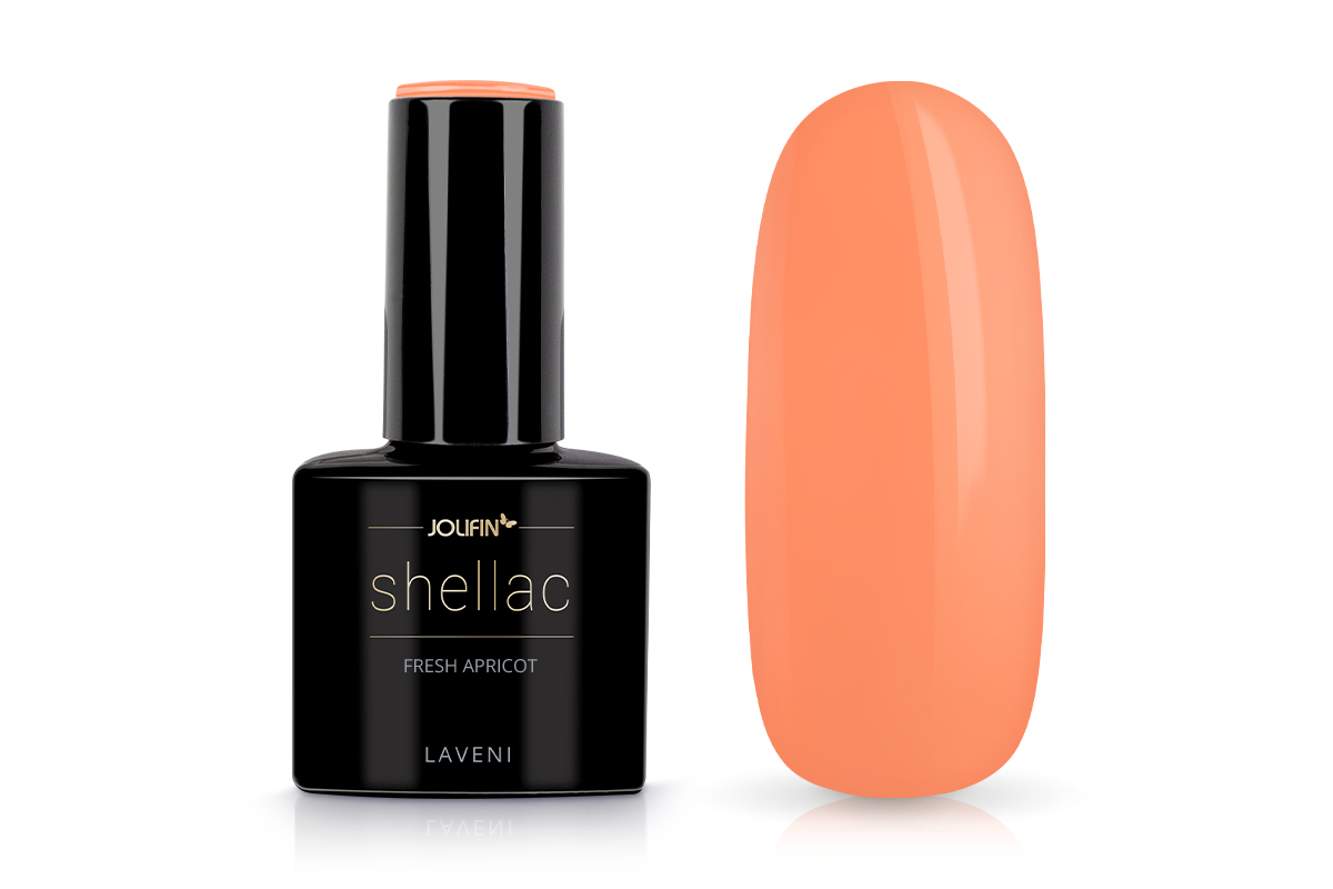 Jolifin Laveni Shellac Fresh Apricot 12ml Pretty Nail Shop 24