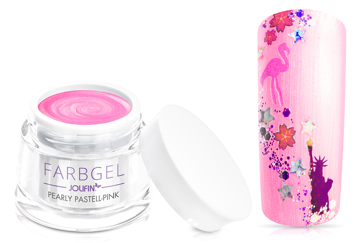 Farbgel pearly pastell-pink 5ml