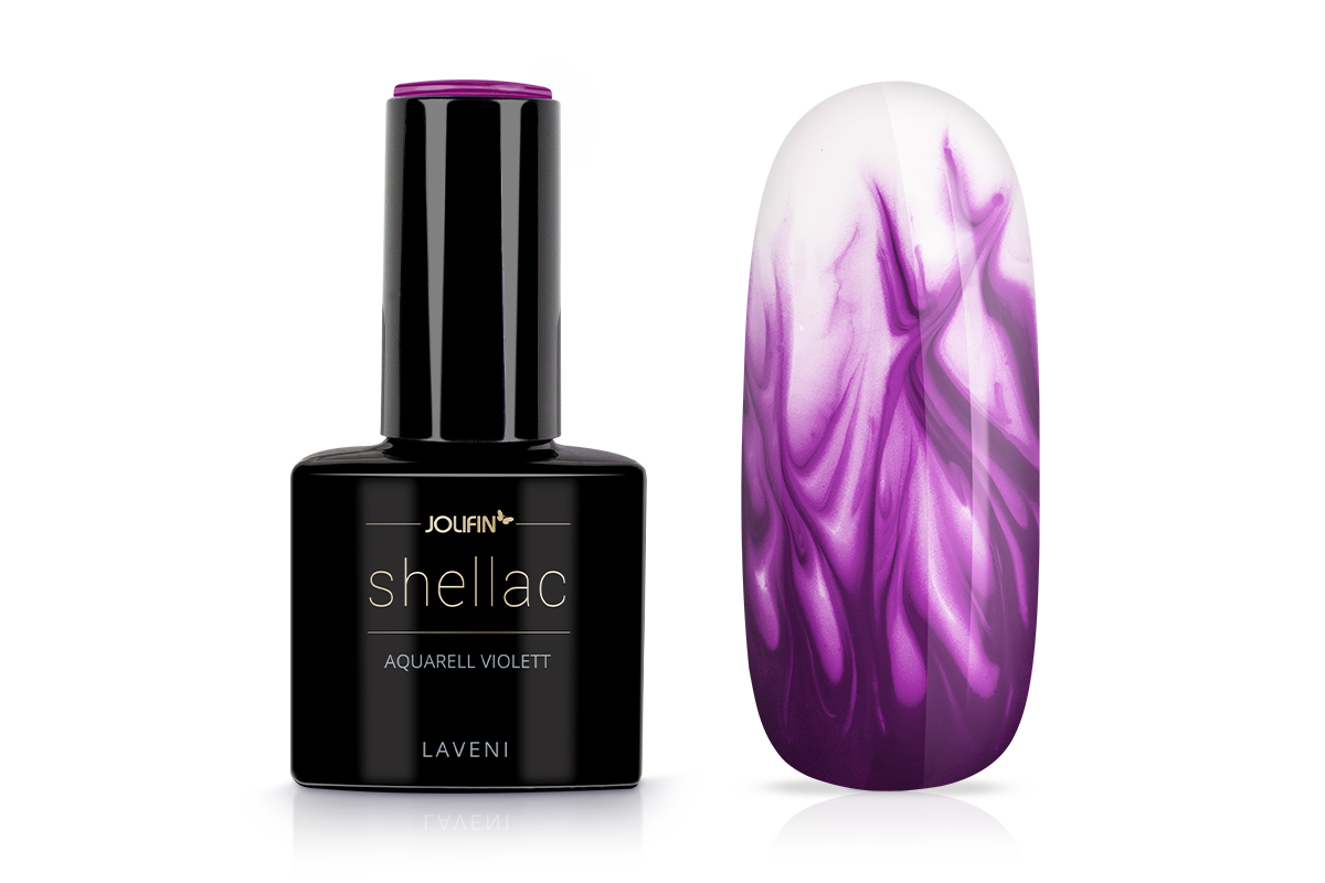 Jolifin LAVENI Shellac Aquarell - violet 12ml