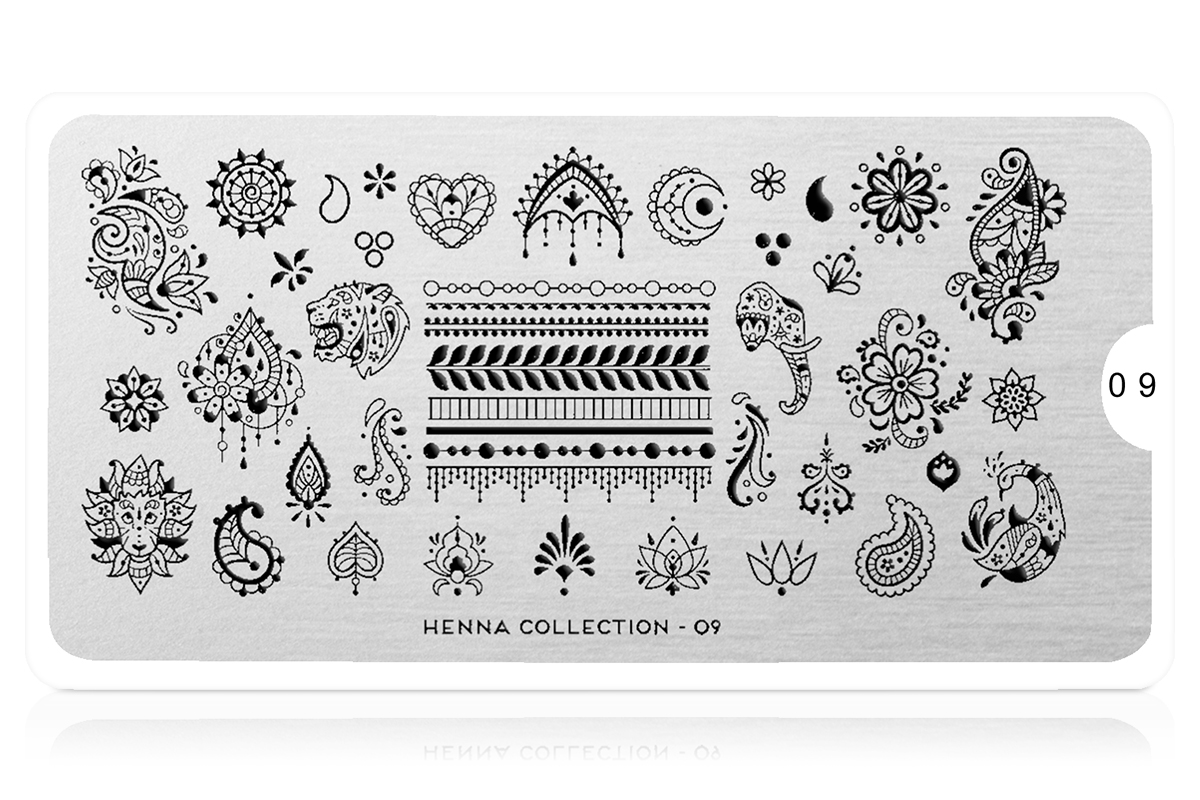 MoYou-London Schablone Henna Collection 09