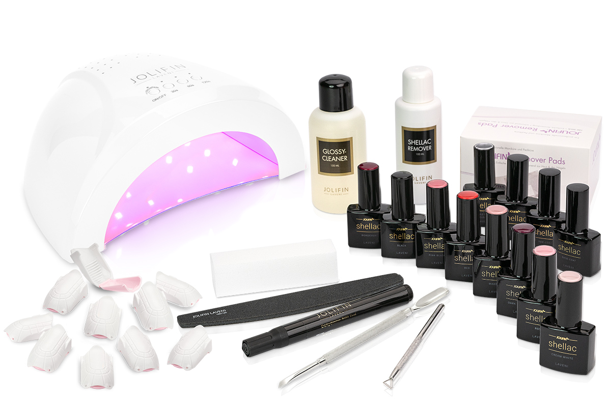 Jolifin Laveni Shellac Starter Set L Neo Pretty Nail Shop 24