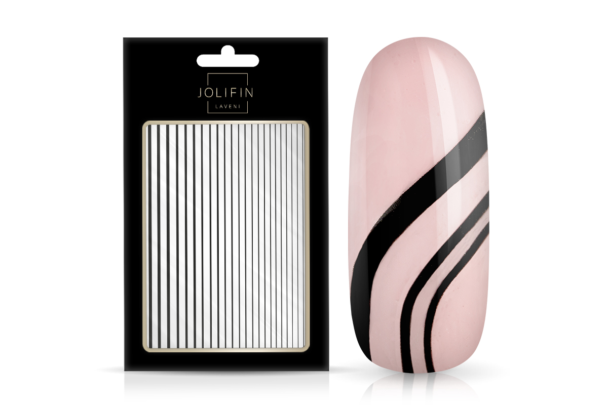 Jolifin LAVENI XL Sticker - Stripes black