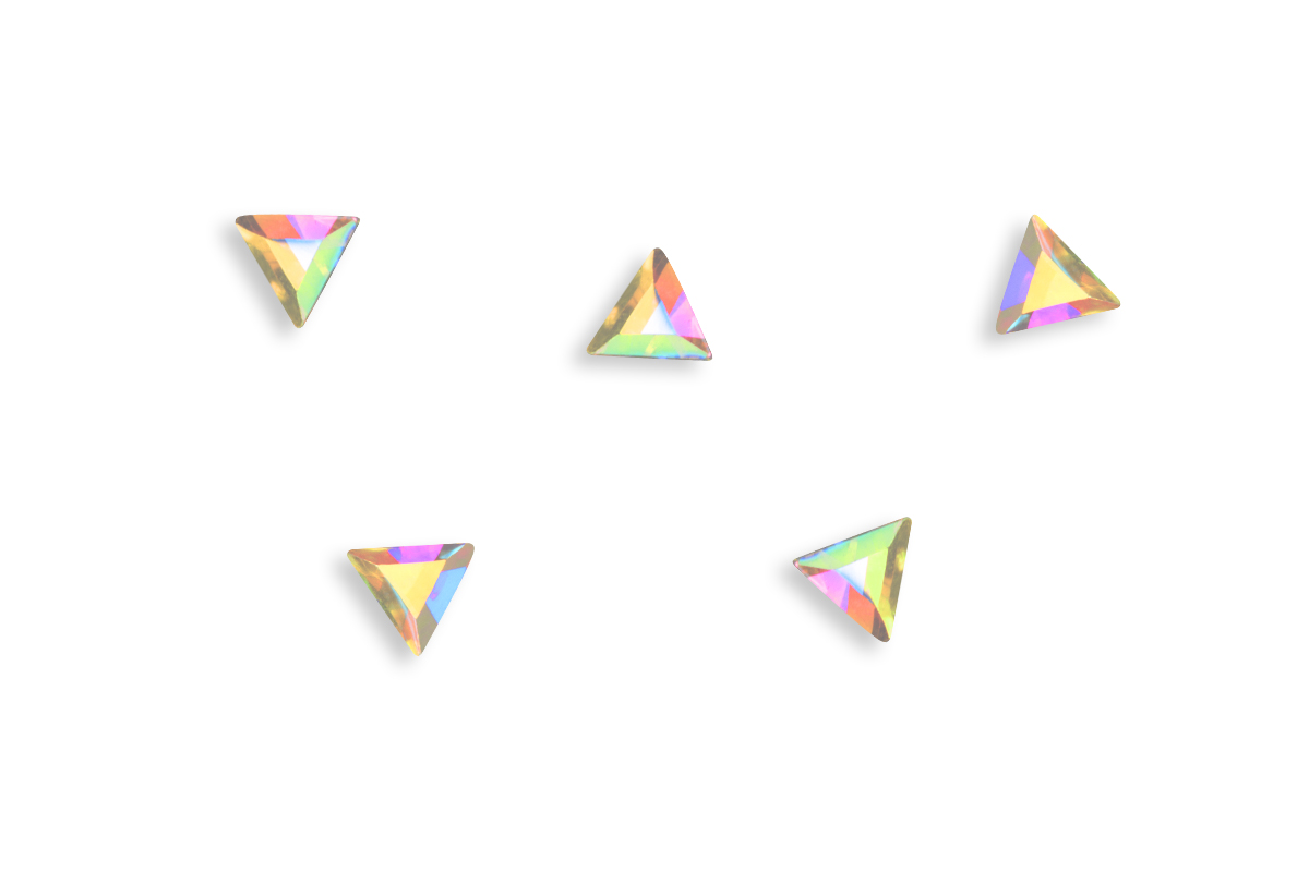 Jolifin LAVENI Strass-Diamond - small triangle irisierend