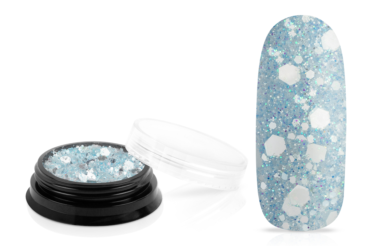 Jolifin LAVENI Crystal Glitter - pastell-blue