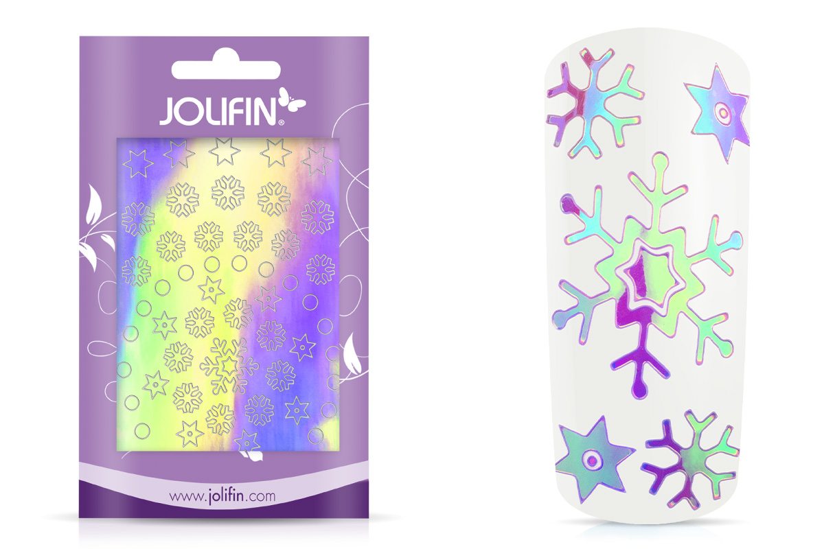 Jolifin Aurora Sticker - Snowflakes Cosmos