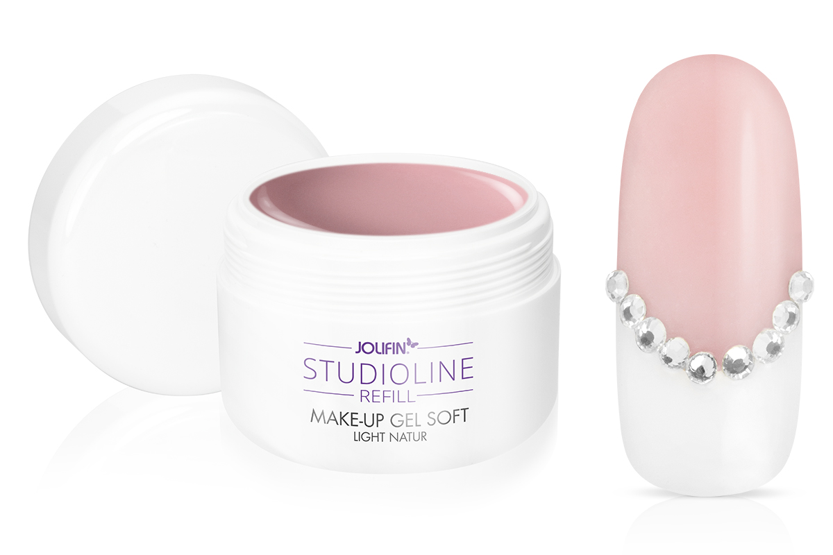Jolifin Studioline Refill - Make-Up Gel soft light natur 250ml