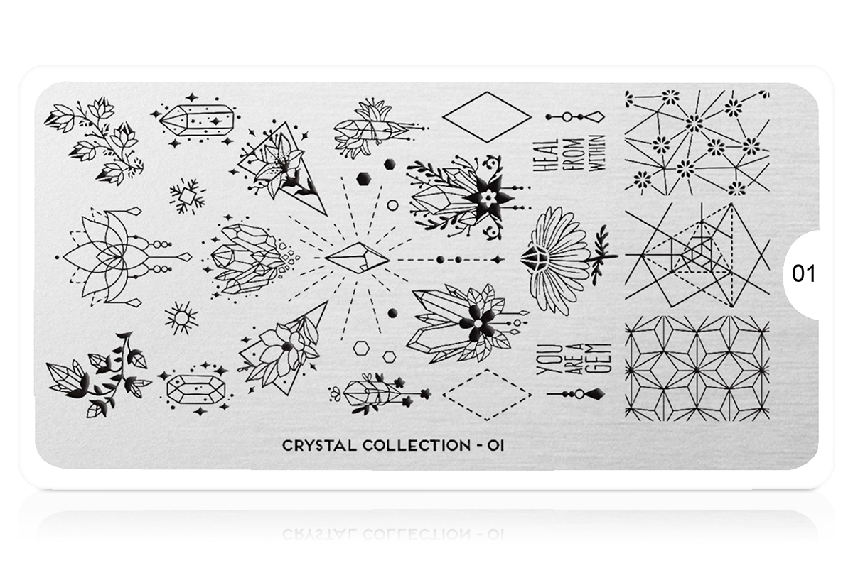 MoYou-London Schablone Crystal Collection 01