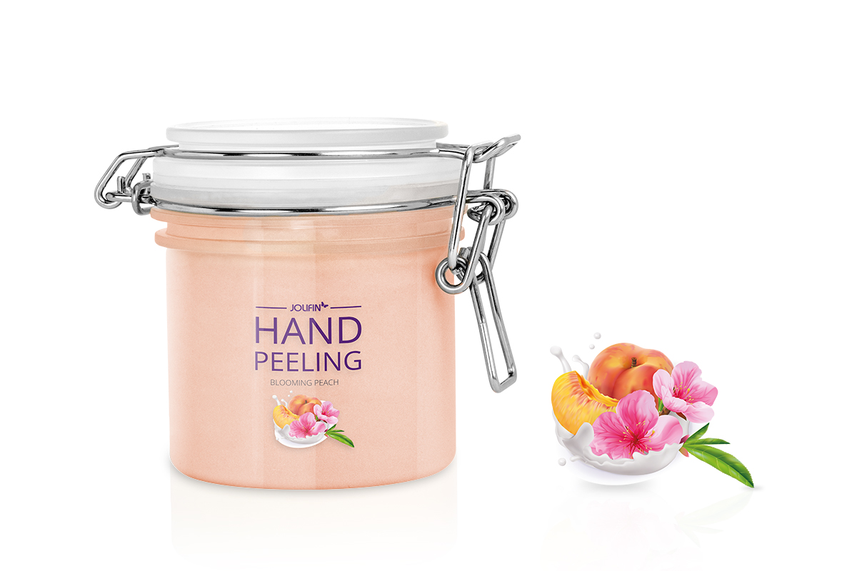 Jolifin Hand Peeling -  blooming peach 200ml