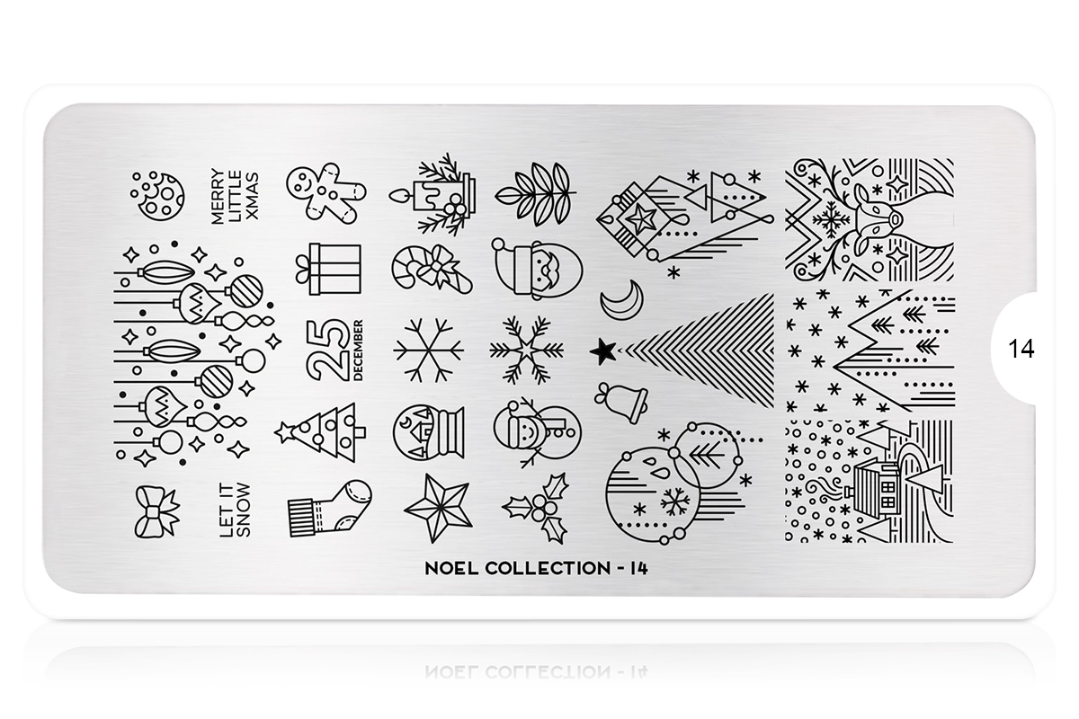 MoYou-London Schablone Noel Collection 14