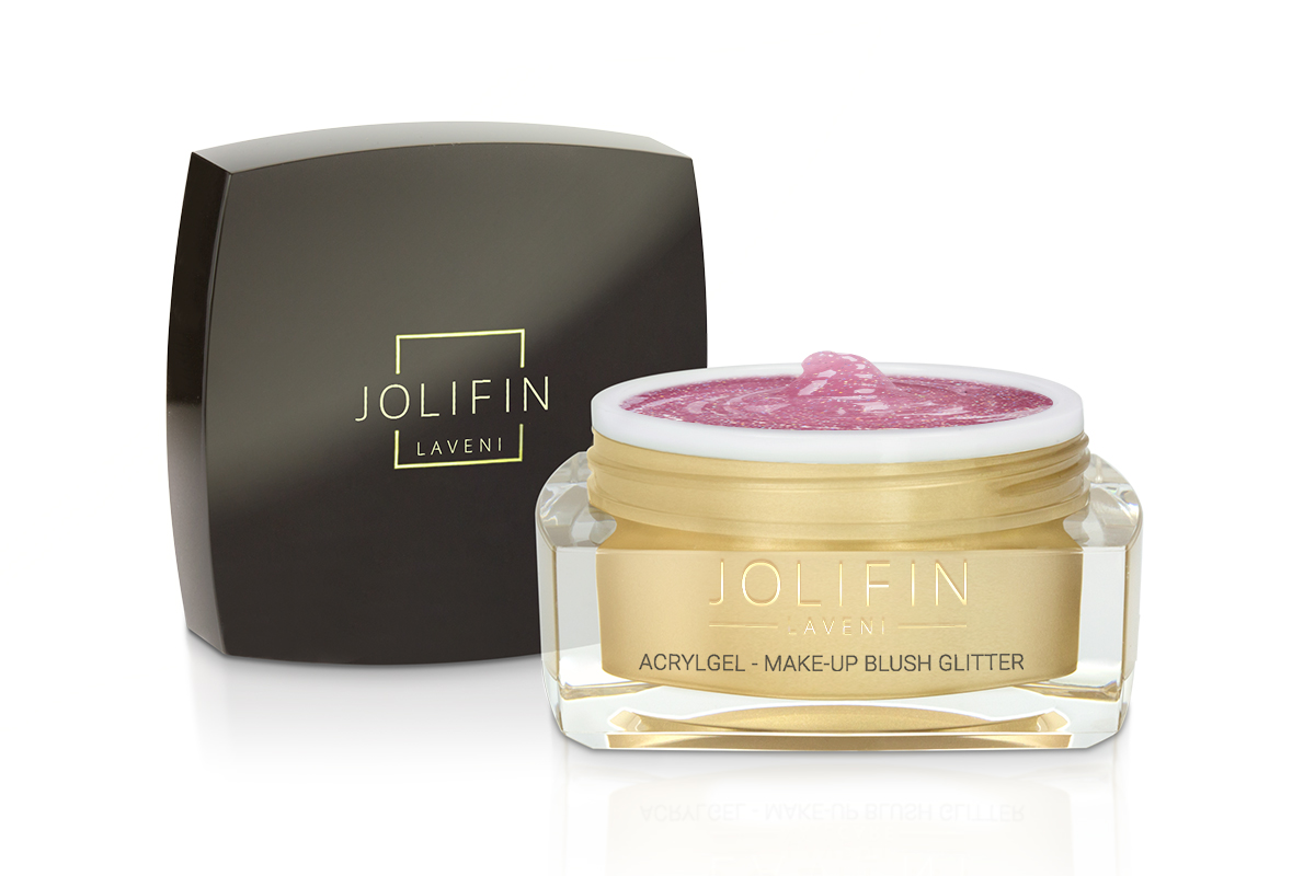 Jolifin LAVENI AcrylGel - Make-Up blush Glitter 15ml