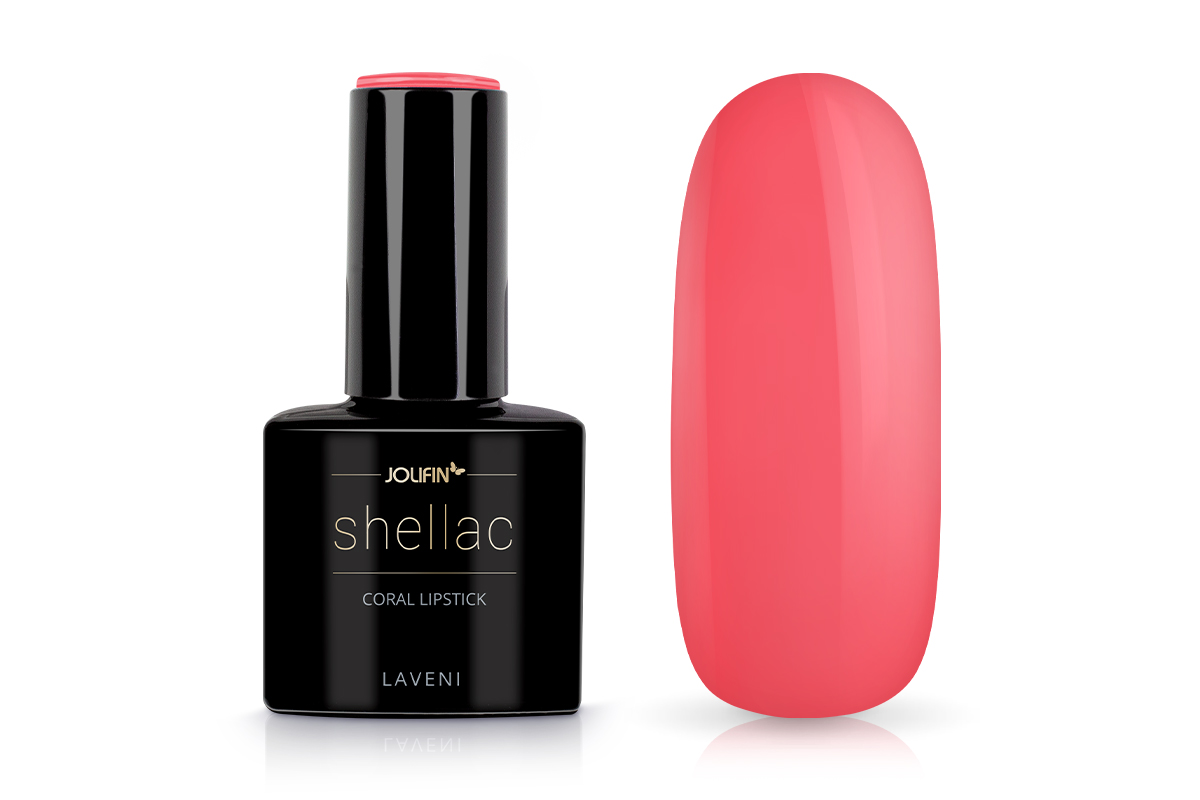 Jolifin LAVENI Shellac - coral lipstick 12ml