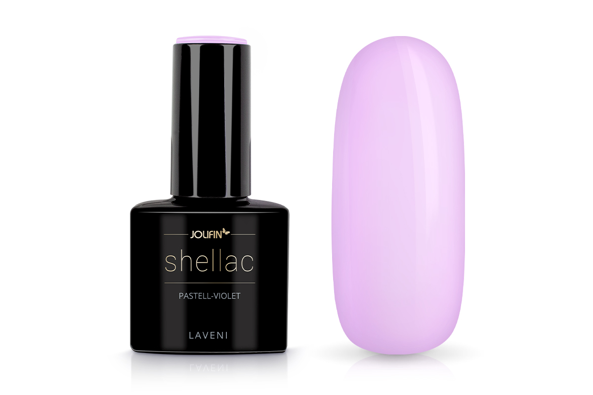 Jolifin LAVENI Shellac - pastell-violet 12ml