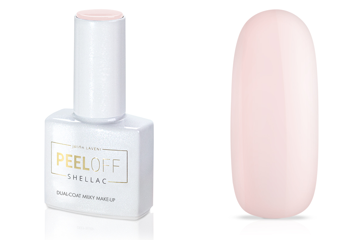 Jolifin LAVENI Shellac PeelOff - Dual-Coat milky make-up 10ml