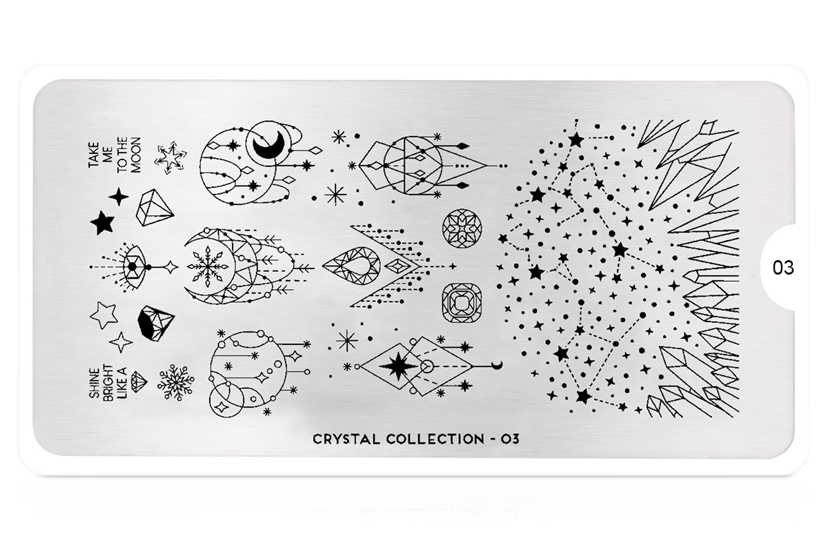 MoYou-London Schablone Crystal Collection 03