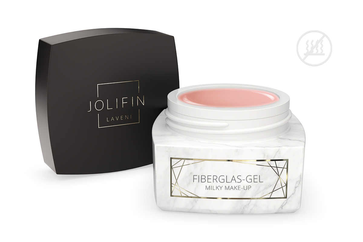 Jolifin LAVENI PRO - Fiberglas-Gel milky make-up 30ml