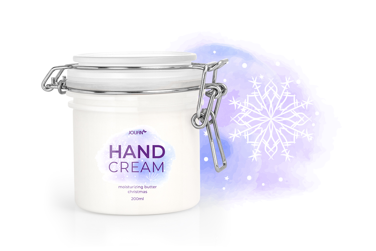 Jolifin Hand Cream - moisturizing butter christmas 200ml