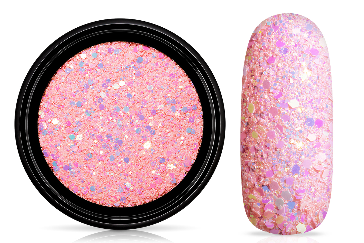 Jolifin LAVENI Sparkle Glitter - pastell-pink