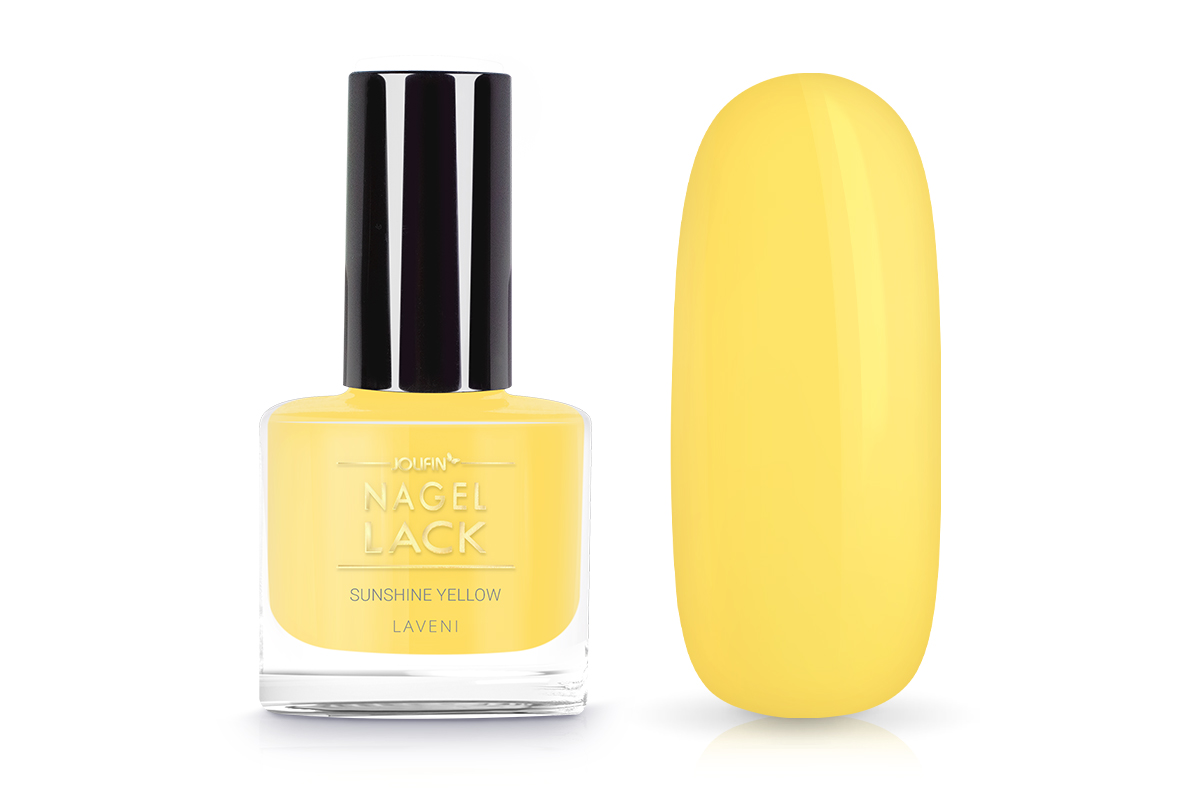 Jolifin LAVENI Nagellack - sunshine yellow 9ml