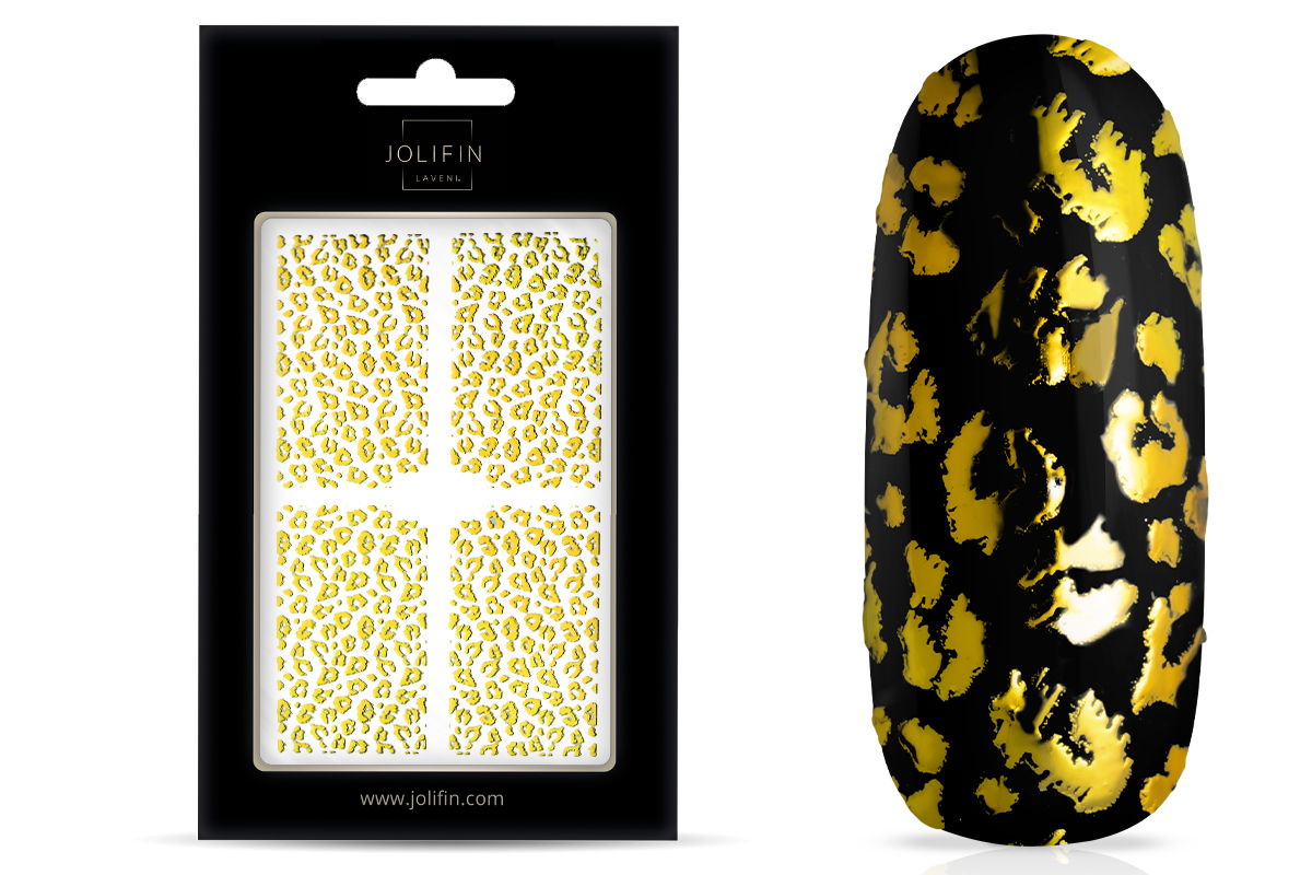 Jolifin LAVENI XL Sticker - Animalprint Gold Nr. 1