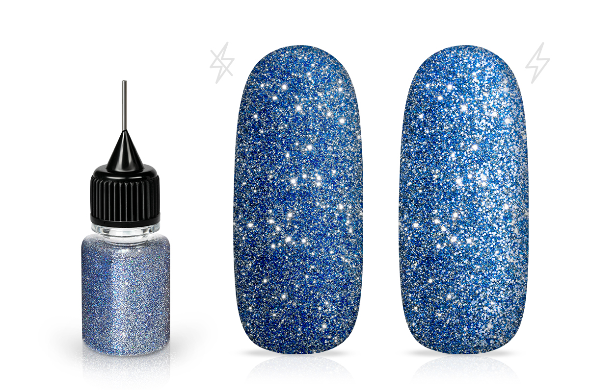 Jolifin LAVENI Micro Diamond Dust - FlashOn blue